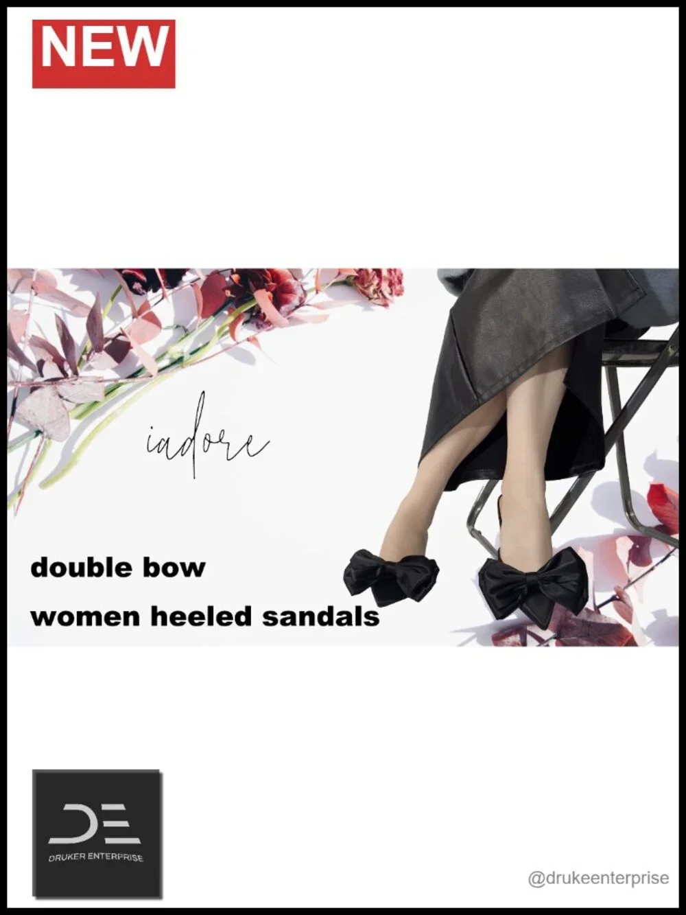 Heeled Sandals, 3-inch Satin Pointed Toe Slip-on Stiletto Mules with Oversized